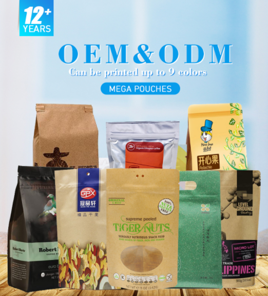 Smell Proof Cookie Packaging Bags Custom Printed Resealable Stand Up Wholesale