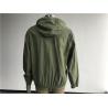 Buy cheap 100 Green Cotton Hooded lightweight Jacket Mens Medium Trench Coat Matt Sliver Nylon Zip from wholesalers