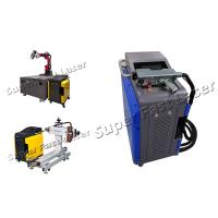 Buy cheap 100W Fiber Laser Cleaning Machine Portable Rust Descaling Machine 1064nm product