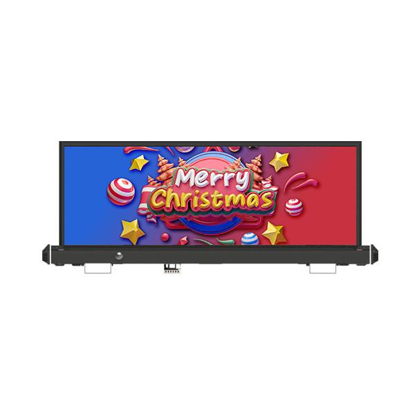 Buy cheap Auto Dimming P3.3mm Taxi Roof LED Display Advertising Taxi Sign For Car Roof from wholesalers
