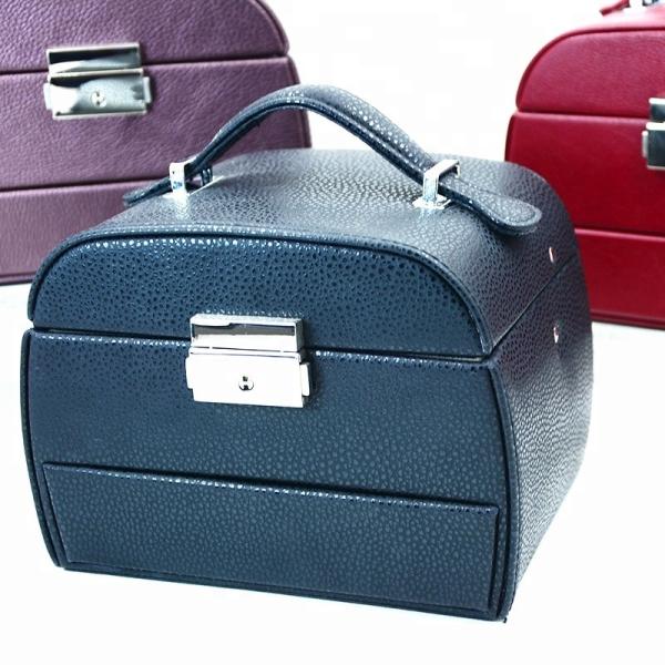 Buy cheap Fashionable Colored Portable Travel Jewelry Box Custoner Size For Cosmetics from wholesalers