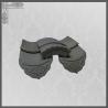 Buy cheap Asian Pavilion Unglazed Chinese Clay Roof Tiles Grey Mold Matt Temple Flat from wholesalers