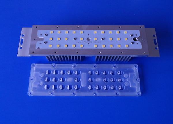 Buy cheap 80x150 Degree Led Lamp Module , PC Street Light Array Lens 150w 5050 SMD 155lm/w from wholesalers
