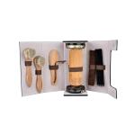 OEM Antifouling Leather Shoe Care Kit Shine Brush Tool Multifunctional portable