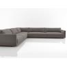 Buy cheap L Shaped customized simple large and small size Italian Dining room sofa from wholesalers