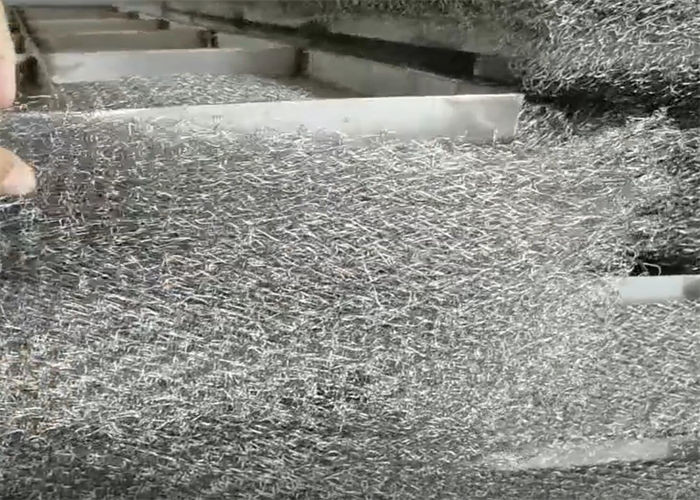 Wave Type Stainless Steel Mesh Pad De Mist Pad 100mm-500mm Thickness