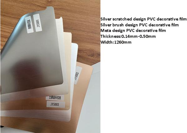 Buy cheap 500m / Roll PVC Decorative Film For Furniture Flat Lamination from wholesalers