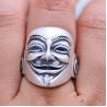 Buy cheap 925 Sterling Silver Ring Mask Design Men Ring (055677 ) from wholesalers