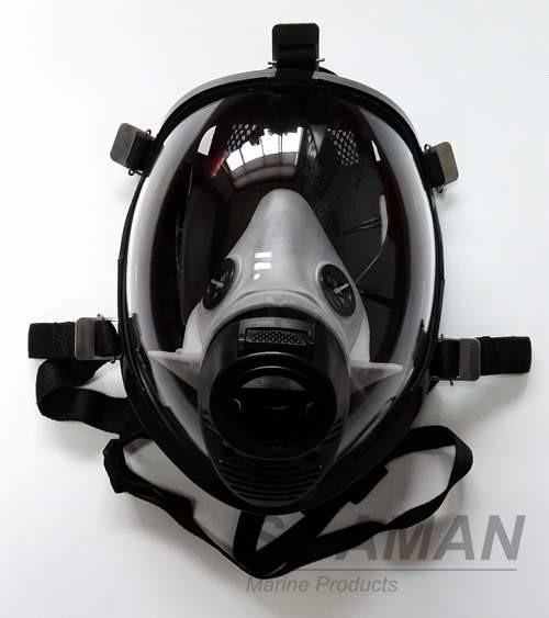 Quality Fire Fighting Silicone Full Face Gas Mask For Breathing Apparatus SCBA Face Mask for sale