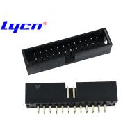 Buy cheap IDC 2.0 Mm Pitch Box Header Connector PBT Brass 10P 20mΩ Max 1000V AC/DC product