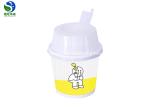 10oz Paper Ice Cream Containers , Disposable Ice Cream Cups Custom Logo