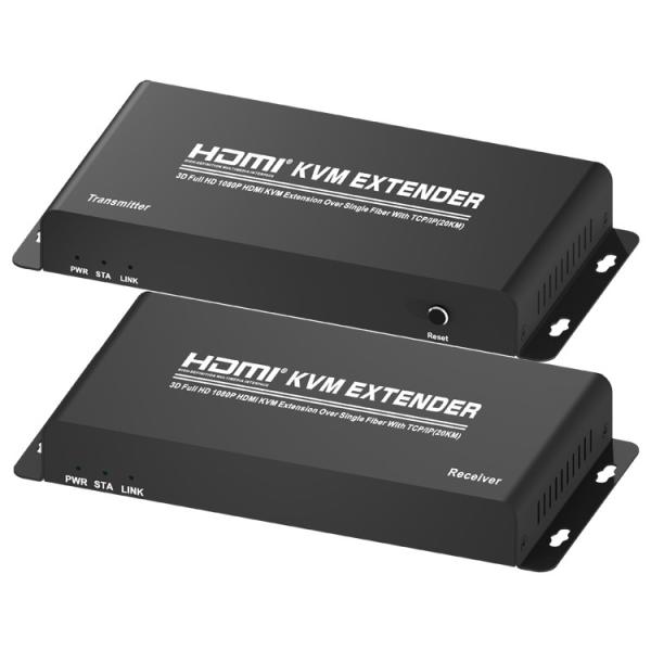 Buy cheap HDMI 1.3A Over Single Fiber 20KM HDMI KVM Extender from wholesalers