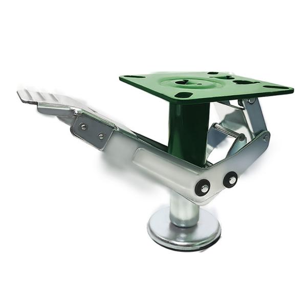 Buy cheap Green Swivel Casters 300 Kg Load Capacity Galvanized Steel Wheel 151mm Height For Furniture from wholesalers