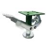 Buy cheap Green Swivel Casters 300 Kg Load Capacity Galvanized Steel Wheel 151mm Height For Furniture from wholesalers