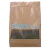 Buy cheap OEM Factory food grade white kraft paper bread bag for restaurant oil proof popcorn Packaging bag,paper bags with flat h from wholesalers