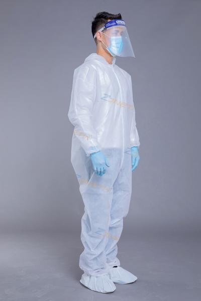 Buy cheap AAMI LEVEL 3 GBT Disposable Coveralls With Hood from wholesalers