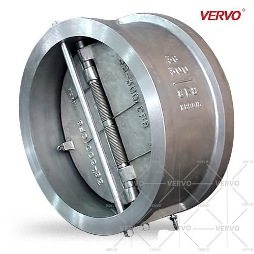 Buy cheap 1400mm 56 Inch Wafer Dual Plate Check Valve Class 600 Cast Steel Non Return CF8 from wholesalers