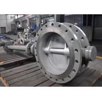 Buy cheap 410SS Stem Material Industrial Butterfly Valve Zero Leakage Triple Offset product