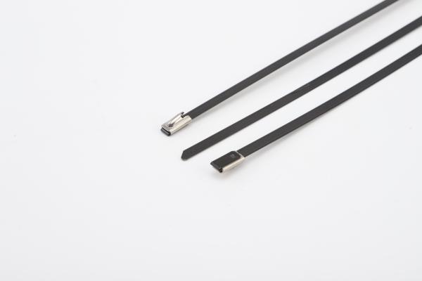 Buy cheap Color Coated Stainless Steel Banding Strap , 0.59" Stainless Steel 304 Ball Lock Cable Ties from wholesalers