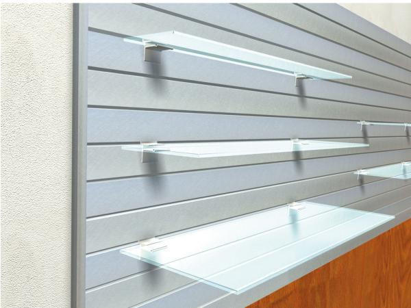 Buy cheap Supermarket Clear Tempered Glass Shelves Impact Resistance from wholesalers