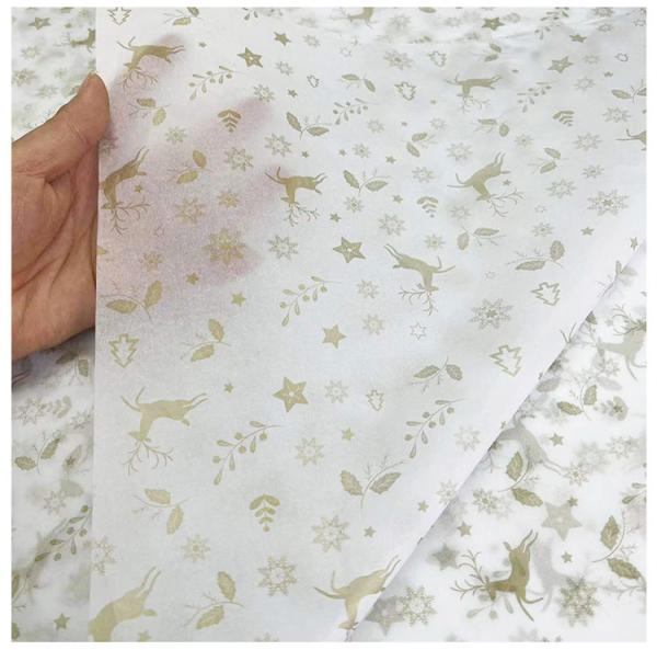 Buy cheap Recyclable Golden Silver Wedding Wrapping Paper Sheet from wholesalers