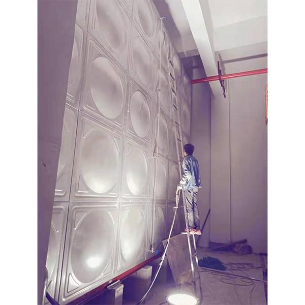 Buy cheap 1.2mm - 3mm Cold Water Storage Tanks , School / Hospital Metal Water Tank from wholesalers