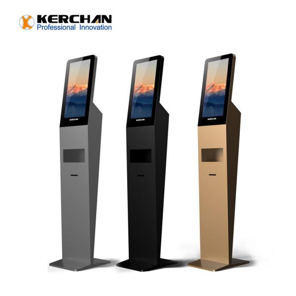 Buy cheap Flexible Real Time 21.5'' Hand Sanitizer Advertising Kiosk from wholesalers