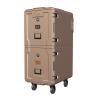 Buy cheap Durable Brown Double Compartment Insulated Food Pan Transport Cart from wholesalers
