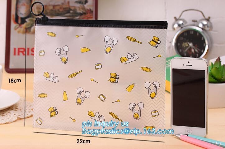 top slider Zip lockk OEM cheap china zipper bag, Slider zipper Clear pvc bag for package Vinyl transparent pvc bag cosmeti