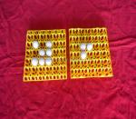 eggs colorful yellow plastic blister thermoforming vacuum plates
