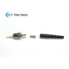 Buy cheap Zinc Alloy ST Fiber Patch Cord Connectors With Black Red Blue Yellow Boot from wholesalers