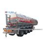 Buy cheap 4 Axles 40m3 Asphalt Bitumen Tank Semi Trailer With Burner Insulation from wholesalers