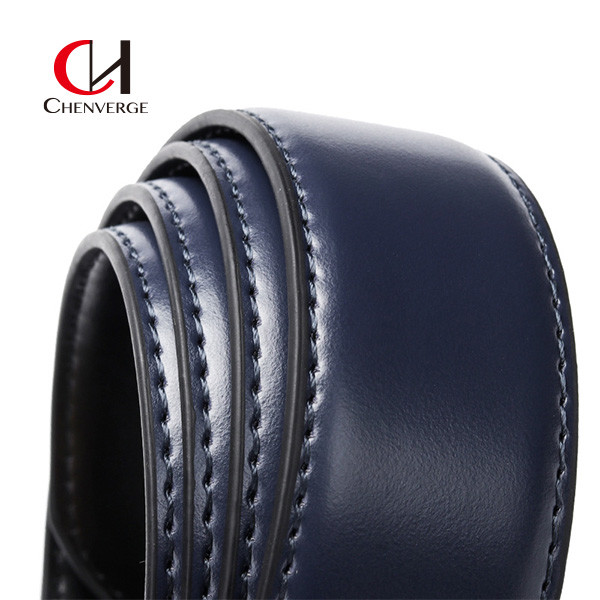 Wearable Leather Men'S Business Belt With Reversible Buckle