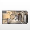 Buy cheap Tempered Glass Movable Prefabricated Tiny Space Capsule House for Customized Color from wholesalers