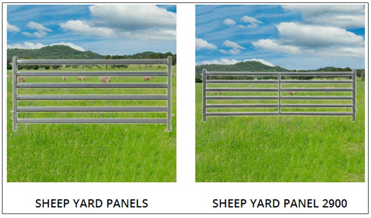 Hot - Dip Galvanized Horse / Sheep / Cattle Yard Panels Gate 1800mm*2100mm