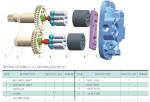 HITACHI HYDRAULIC PUMP PARTS HPV091 (EX200-2/3) HPV091(EX120-2)