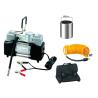 Buy cheap Silver And Black Steel 12v Heavy Duty Air Compressor Double Cylinder With Gauge from wholesalers