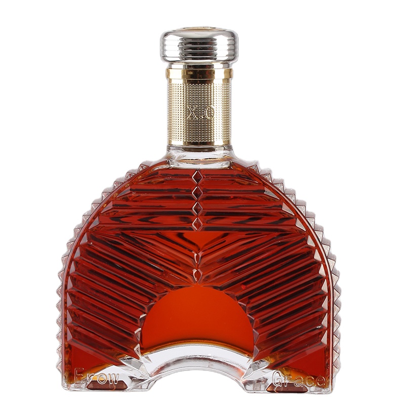 750ml Glass Bottle For Whisky Customized Extra Flint Empty Bottle