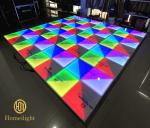 1by1m DMX RGB LED Dance Panels for Wedding Party Lights in White Acrylic