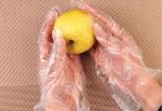 Cleaning Kitchen 0.8g Disposable Plastic Gloves 100pcs/Bag