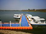 China Floating Bridge and Floating Marina Pontoon factory