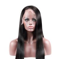 Buy cheap Brazilian Full Lace Human Hair Wig Straight Medium 10"-28" 180 250 Density product