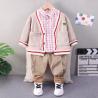 Buy cheap Children'S Outfit Sets Kids Plaid Cardigan Sets Boys Autumn Sets from wholesalers