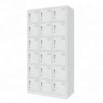 Multifunctiona 18 Doors Electrostatic Fireproof Metal Lockers