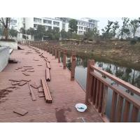 Buy cheap Corridor Anti Corrosion Wpc Fence Boards Garden Wpc Balustrade 3.6M Railing product