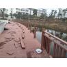 Buy cheap Corridor Anti Corrosion Wpc Fence Boards Garden Wpc Balustrade 3.6M Railing from wholesalers