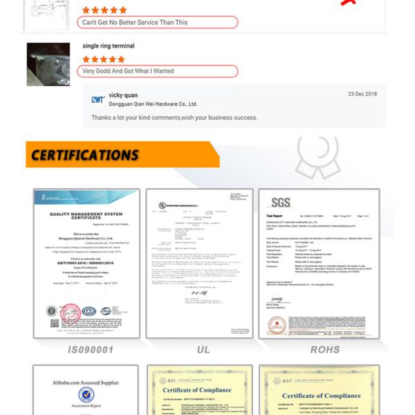 Brass Motor Auto Spade Crimp Electrical Terminales Flat Spade Connector Chain Pin Male Car Terminal