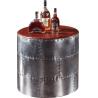 Buy cheap Aluminium Sheet Vintage Round Leather Top Coffee Table 0.287CBM Volume Durable from wholesalers