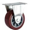 Buy cheap 2" rigid PU caster red, fixed PU caster, PU castors, light duty caster from wholesalers