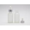 Buy cheap Frosted Transparent Essential Oil Dropper Bottles 30ml , Cosmetic Glass Dropper Bottles from wholesalers